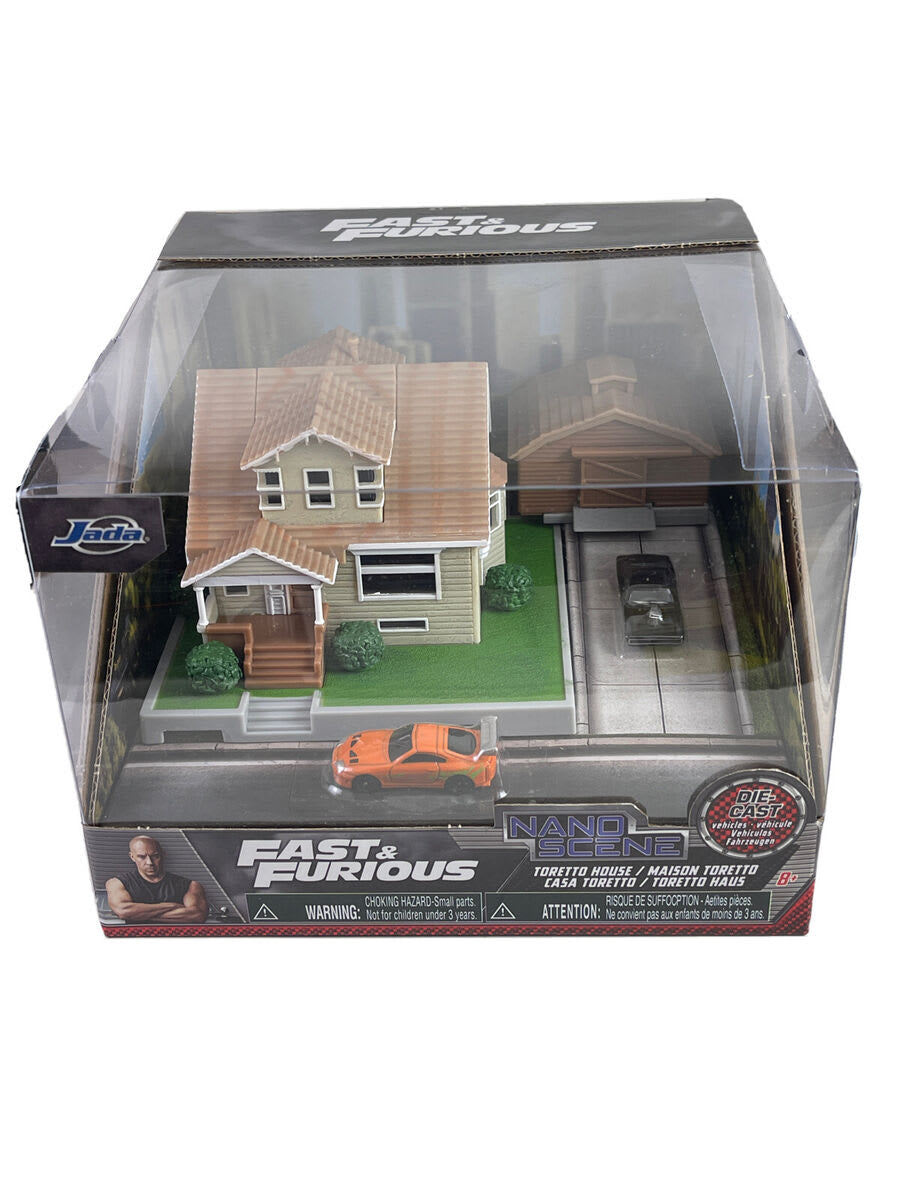 Jada Rápidos y Furiosos Nano Scene Casa de Toretto Diorama Escala 1:65 – vista 1
