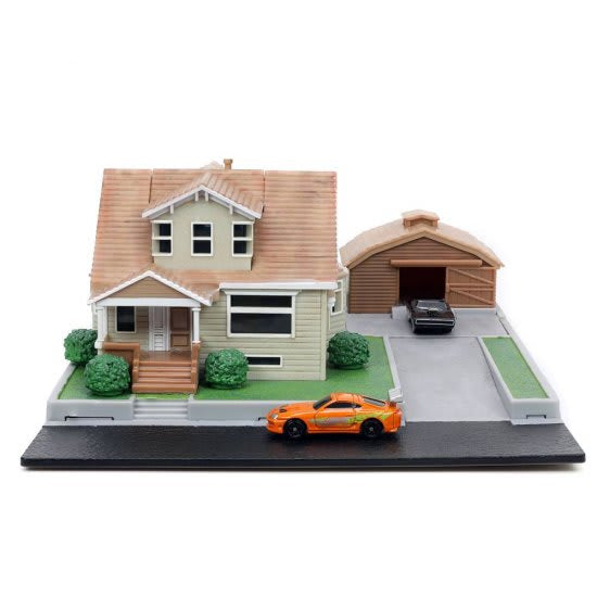 Jada Rápidos y Furiosos Nano Scene Casa de Toretto Diorama Escala 1:65 – vista 2