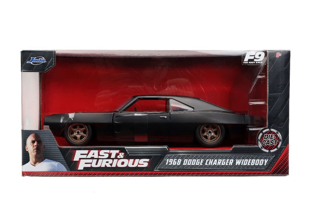 Jada Rápidos y Furiosos Dodge Charger Widebody 1968 Escala 1:24 – vista 1