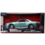 Jada Toys Rápidos y Furiosos Brian's Nissan Skyline GT-R BNR34 1:24 – vista 1