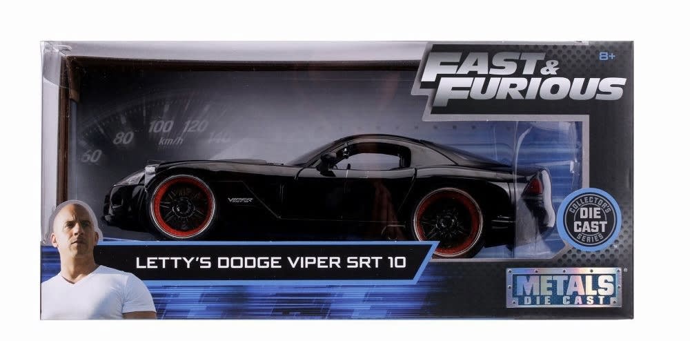 Jada Rápidos y Furiosos Dodge Viper SRT 10 de Letty Escala 1:24 – vista 1
