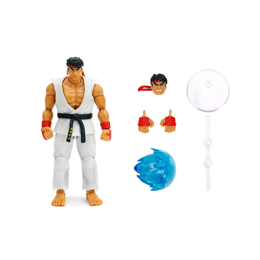 Jada Ultra Street Fighter II Ryu Figura de 6 Pulgadas con Hadoken – vista 2