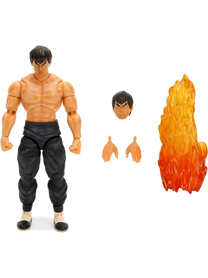 Jada Toys Ultra Street Fighter II Fei Long Figura de Acción 6 Pulgadas – vista 2