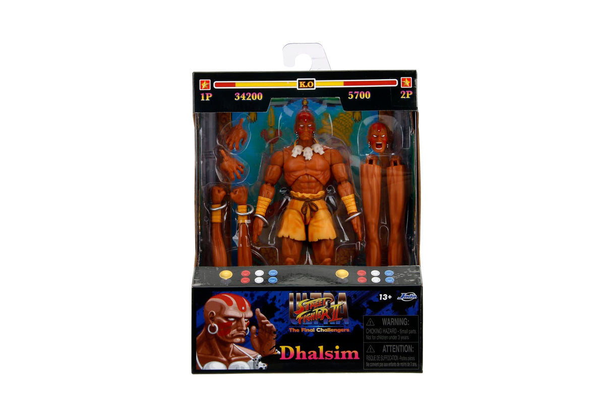 Jada Ultra Street Fighter II Dhalsim Figura Articulada de 6 Pulgadas – vista 1