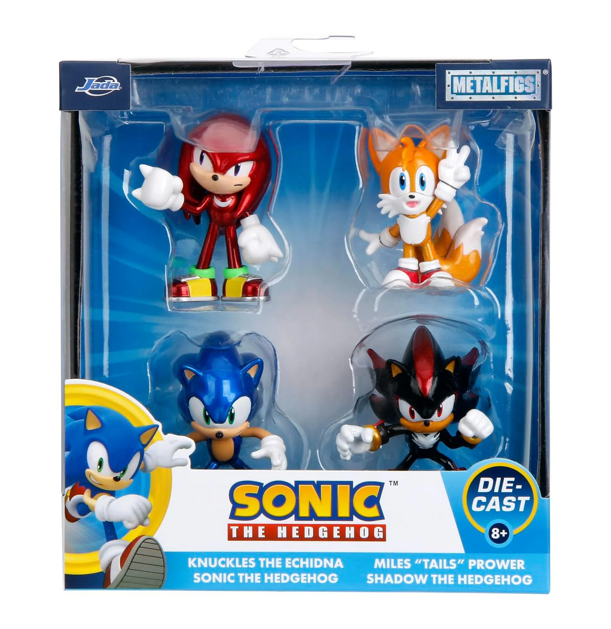 Jada Nano MetalFigs Sonic Pack de 4 Figuras de Metal – vista 1