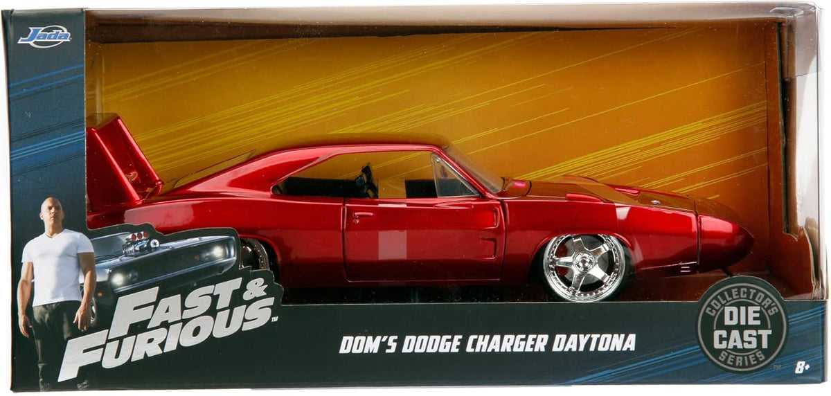 Jada Rápidos y Furiosos Dodge Charger Daytona de Dom Escala 1:24 – vista 1