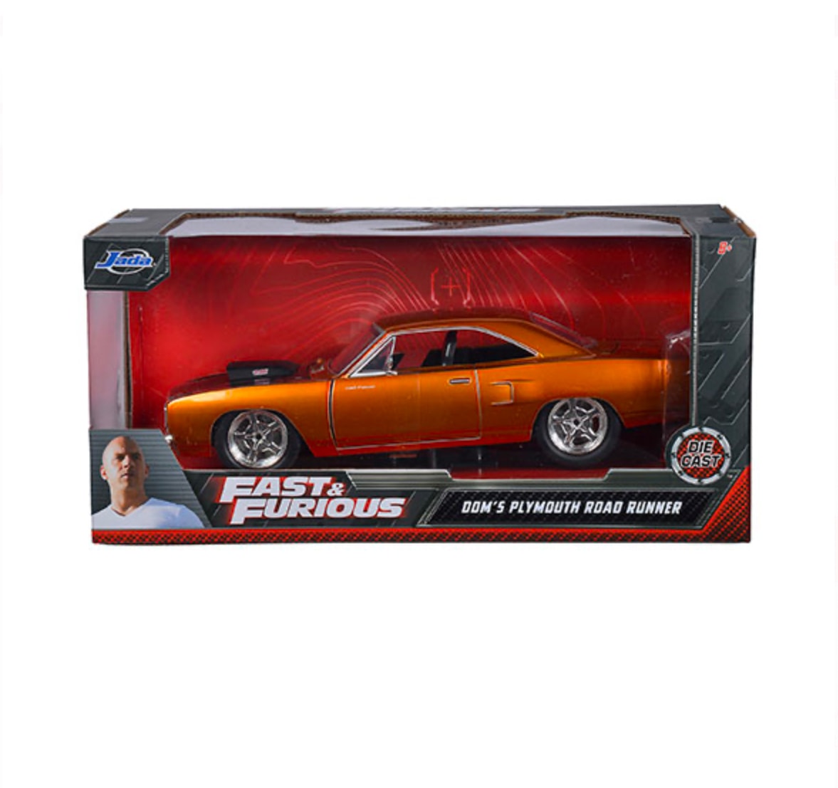Jada Rápidos y Furiosos Plymouth Road Runner 1970 de Dom Escala 1:24 – vista 1
