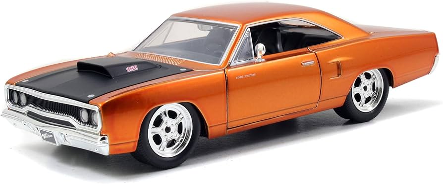 Jada Rápidos y Furiosos Plymouth Road Runner 1970 de Dom Escala 1:24 – vista 2