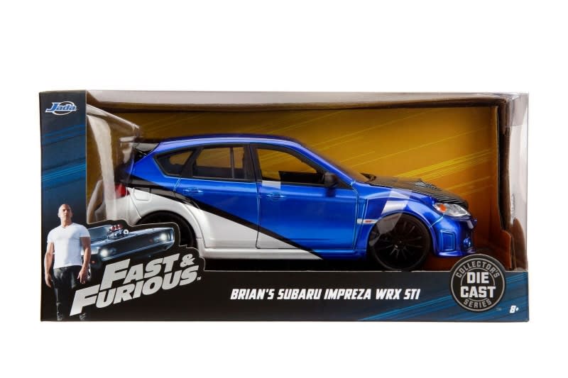 Jada Rápidos y Furiosos Subaru Impreza WRX STI de Brian Escala 1:24 – vista 1