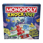 Monopoly Knockout Juego de Mesa de Peones Deslizantes – vista 1