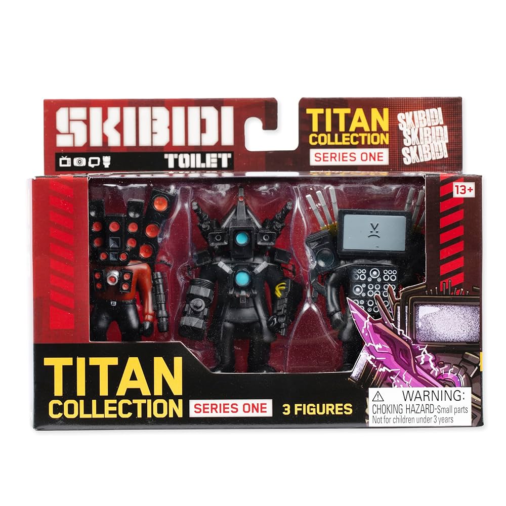 Skibidi Toilet Titan Collection Pack de 3 Minifiguras – vista 1