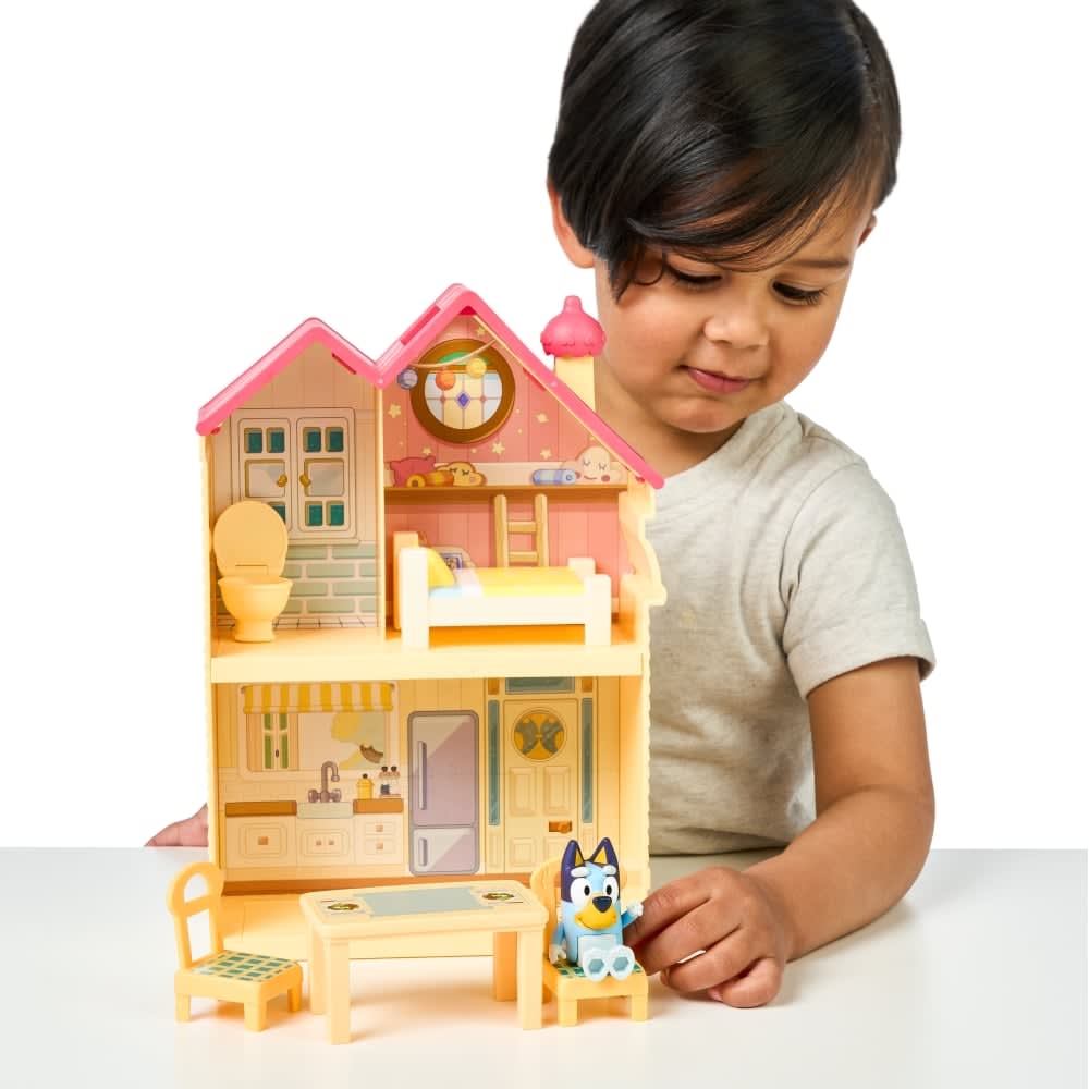 Bluey Mini Casa Playset Portátil con Figura Articulada – vista 2