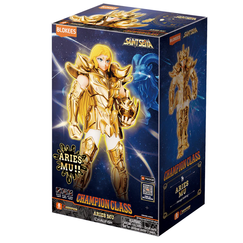Blokees Caballeros del Zodiaco Champion Class Aries Mu Figura Armable – vista 1