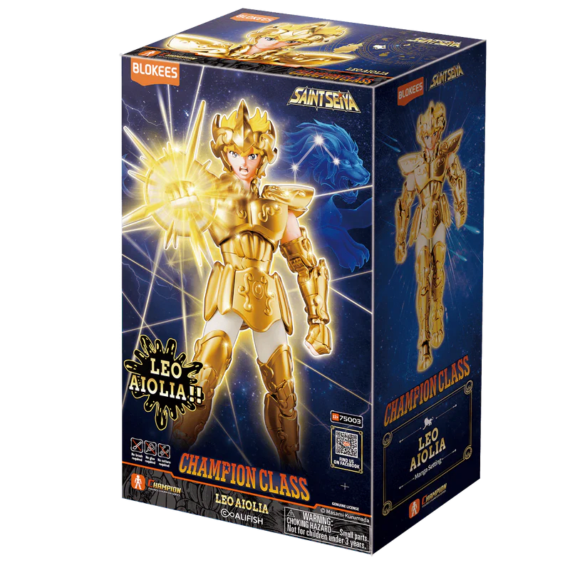 Blokees Caballeros del Zodiaco Champion Class Leo Aiolia Figura Armable 15 cm – vista 1