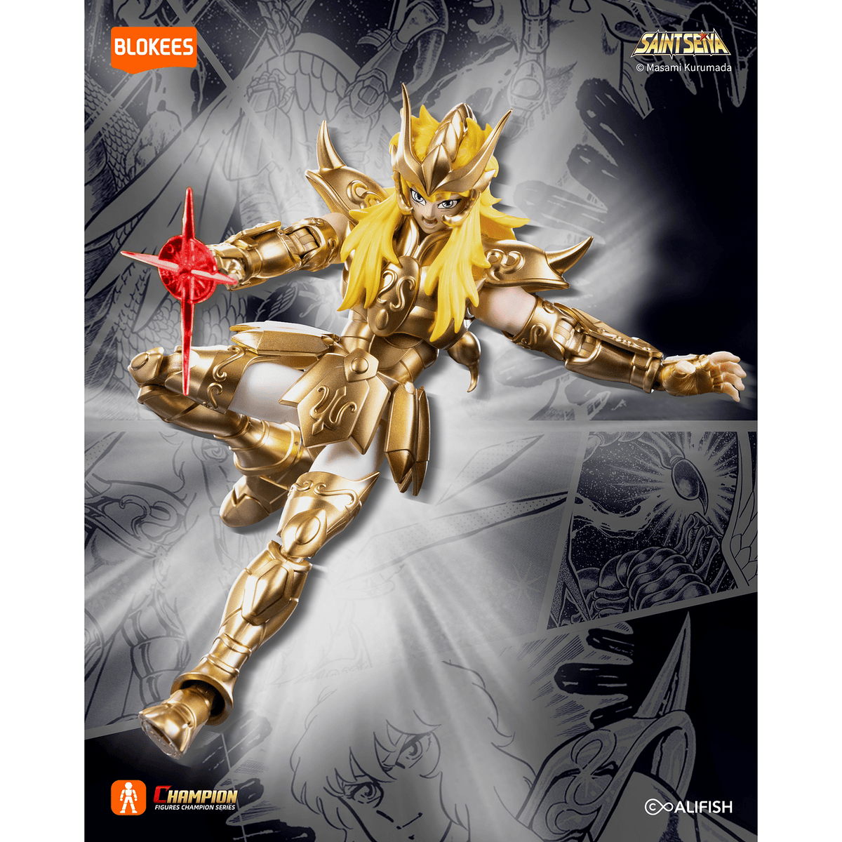 Blokees Caballeros del Zodiaco Champion Class Scorpio Milo Figura Armable – vista 2