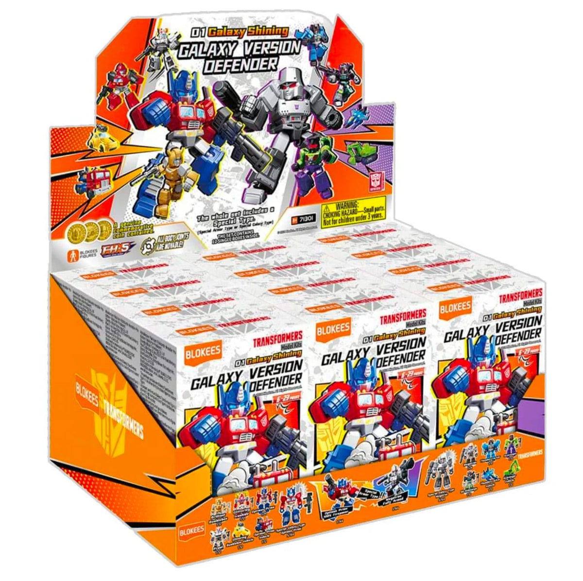 Blokees Transformers Galaxy Version Defenders Figura Armable Sorpresa – vista 2