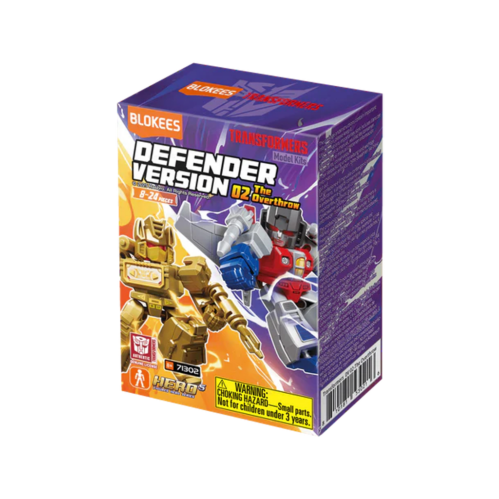 Blokees Transformers Galaxy Version Defenders 02 The Overthrow Figura Surtida – vista 1