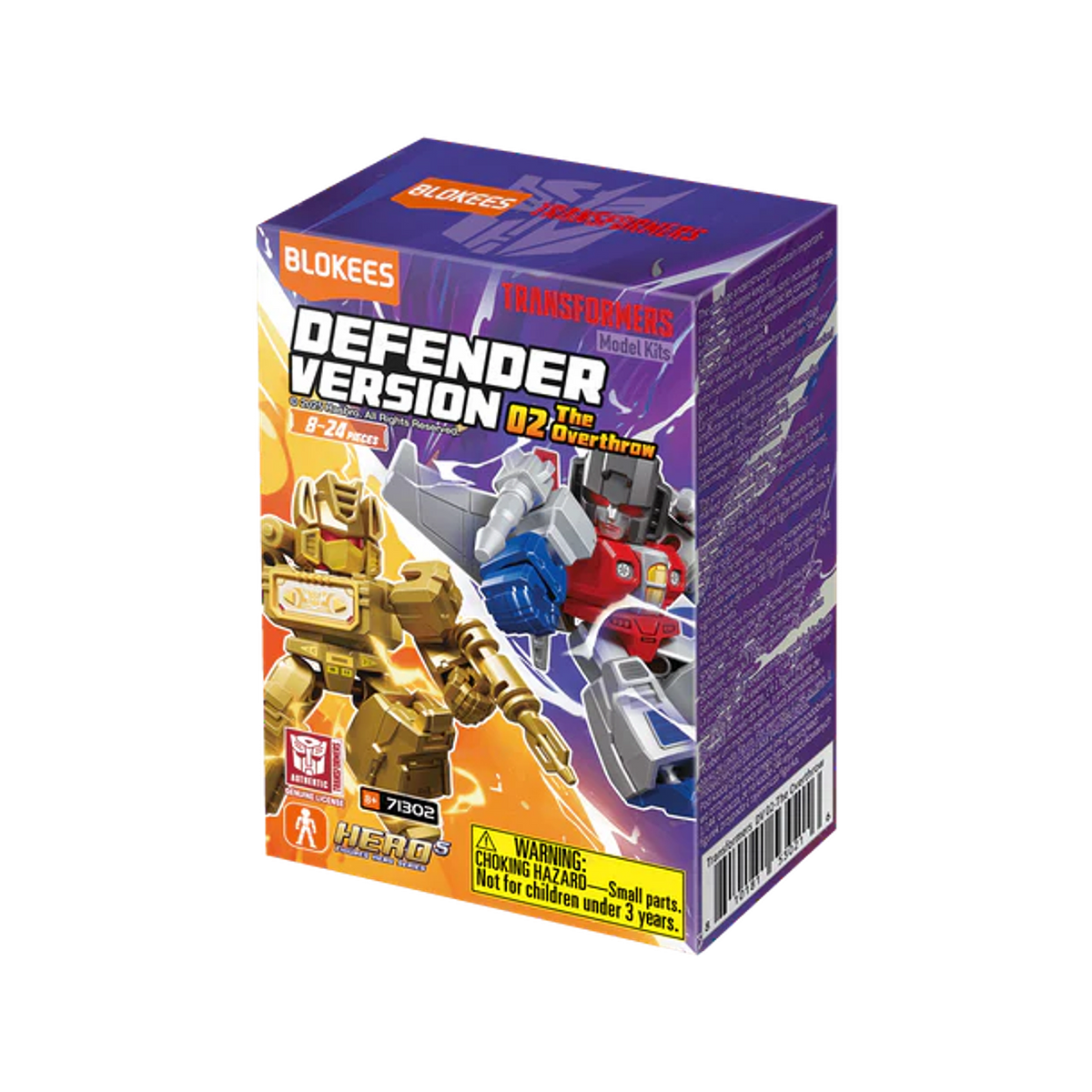 Blokees Transformers Galaxy Version Defenders 02 The Overthrow Figura Surtida – vista 1