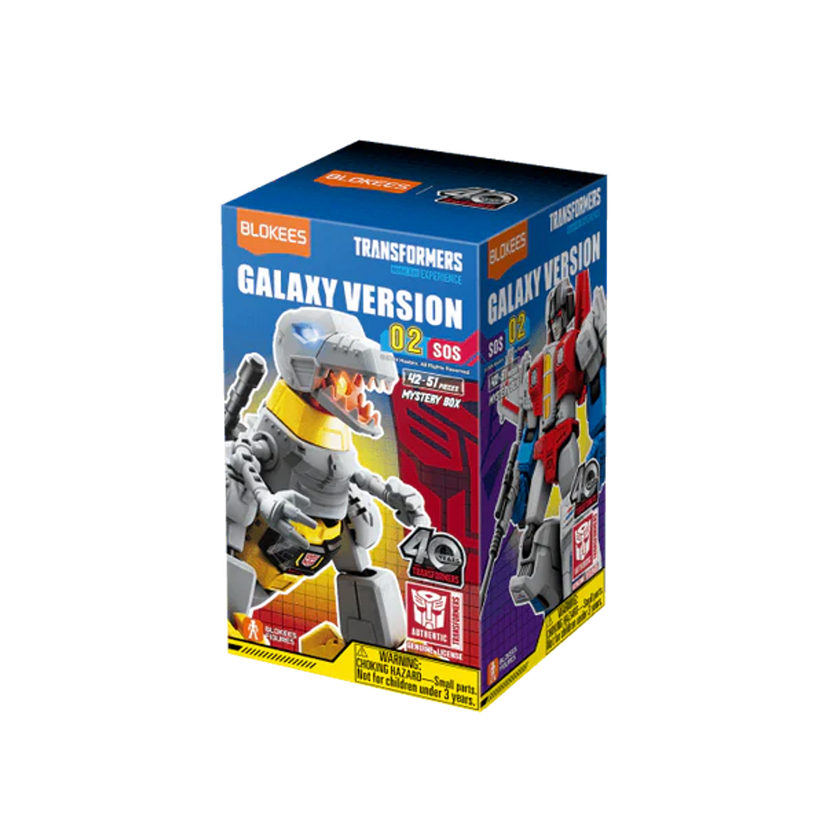Blokees Transformers Galaxy Version 02 SOS Figura Armable Sorpresa – vista 1