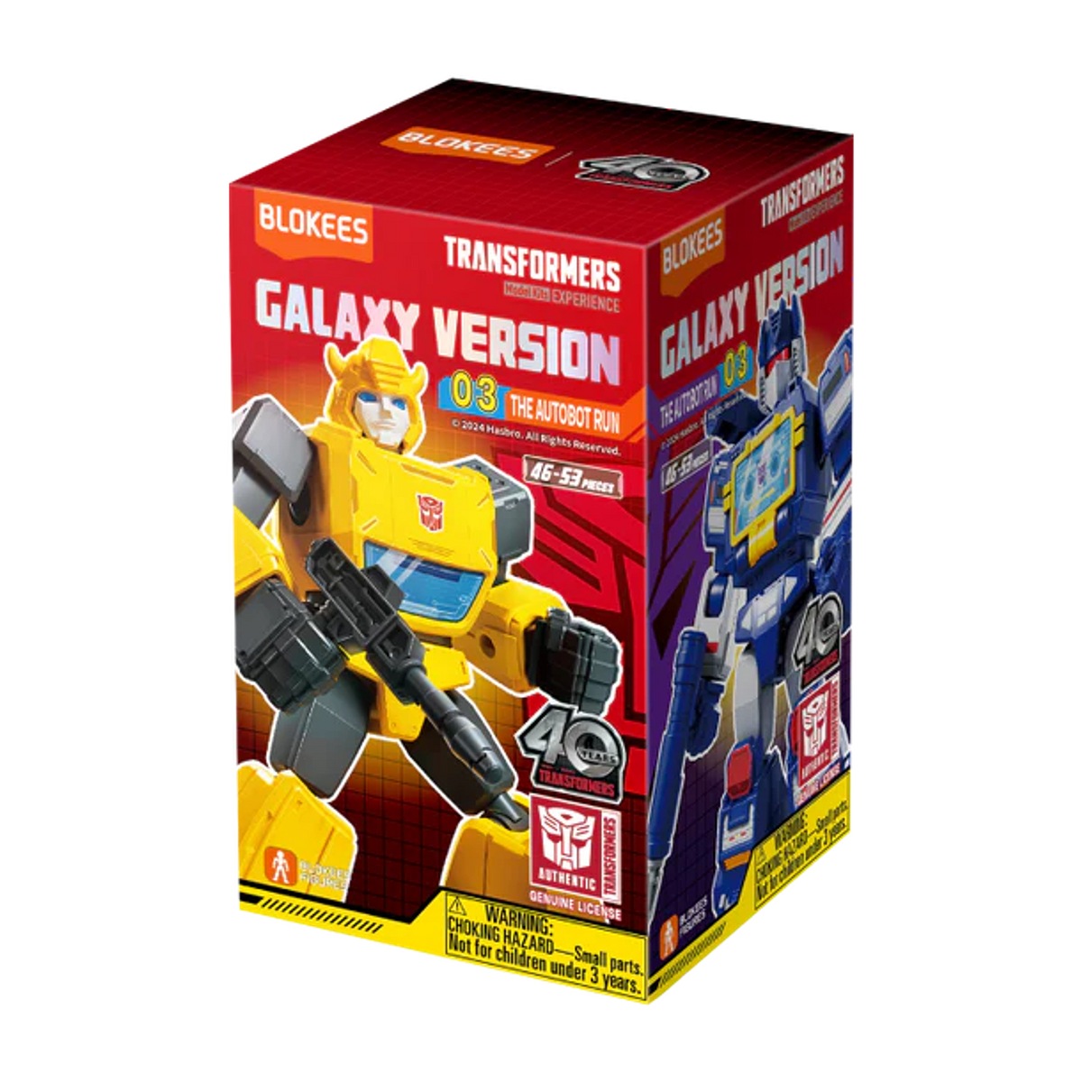 Blokees Transformers Galaxy Version 03 The Autobot Run Figura Armable Sorpresa – vista 1