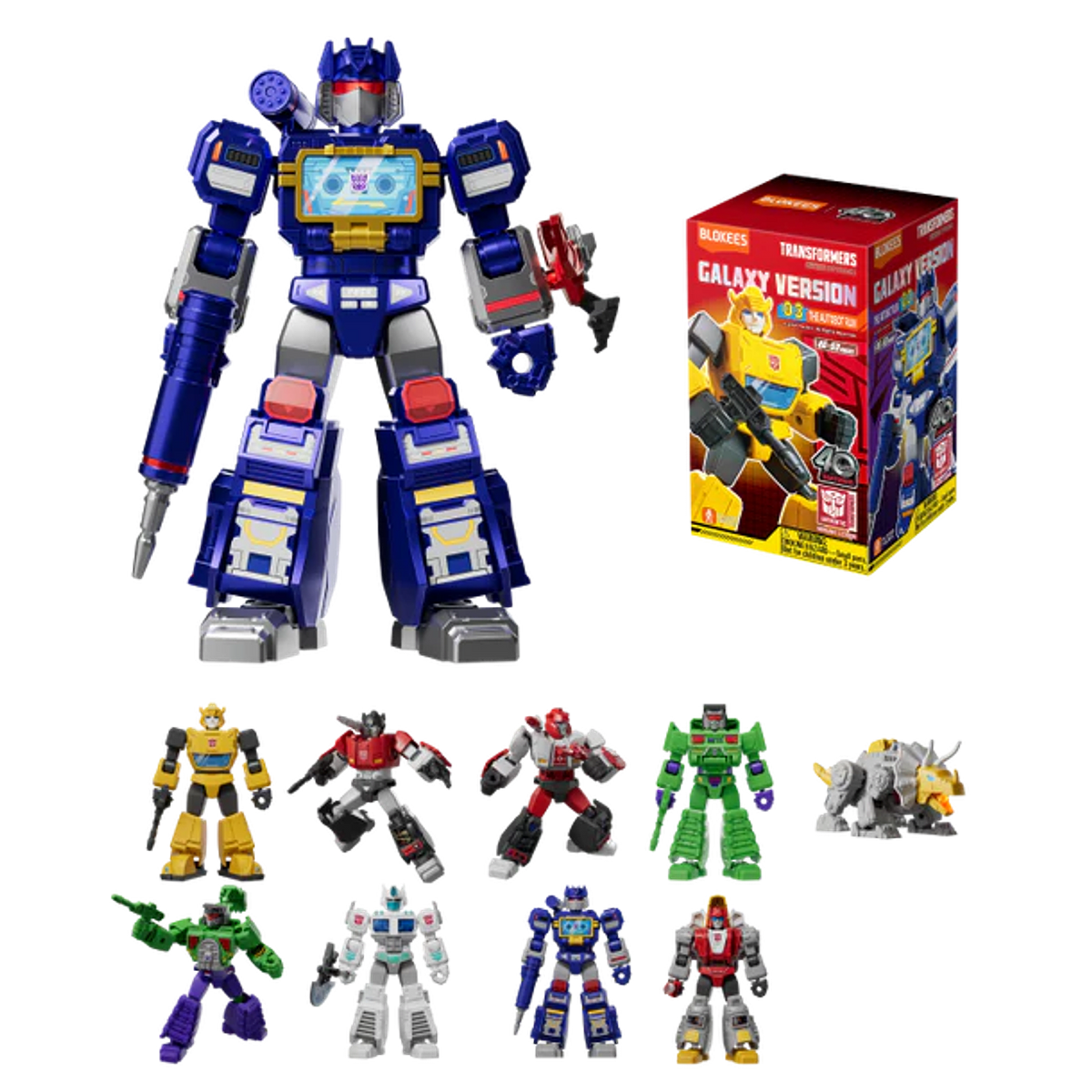 Blokees Transformers Galaxy Version 03 The Autobot Run Figura Armable Sorpresa – vista 3