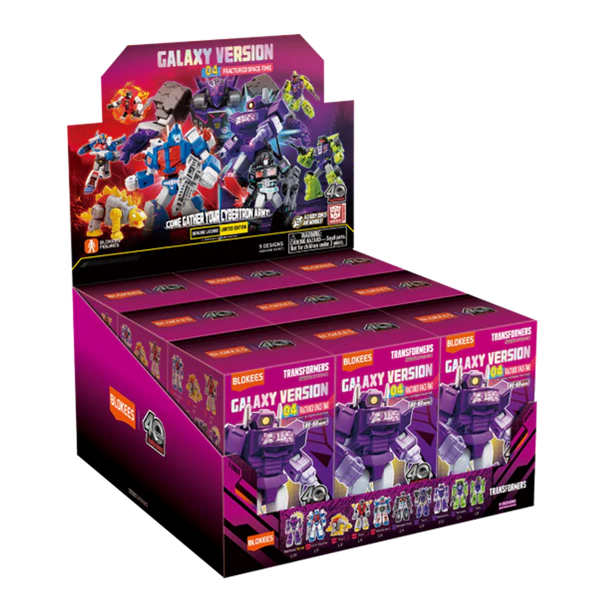 Blokees Transformers Galaxy Version 04 Fractured Space-Time Figura Armable – vista 2