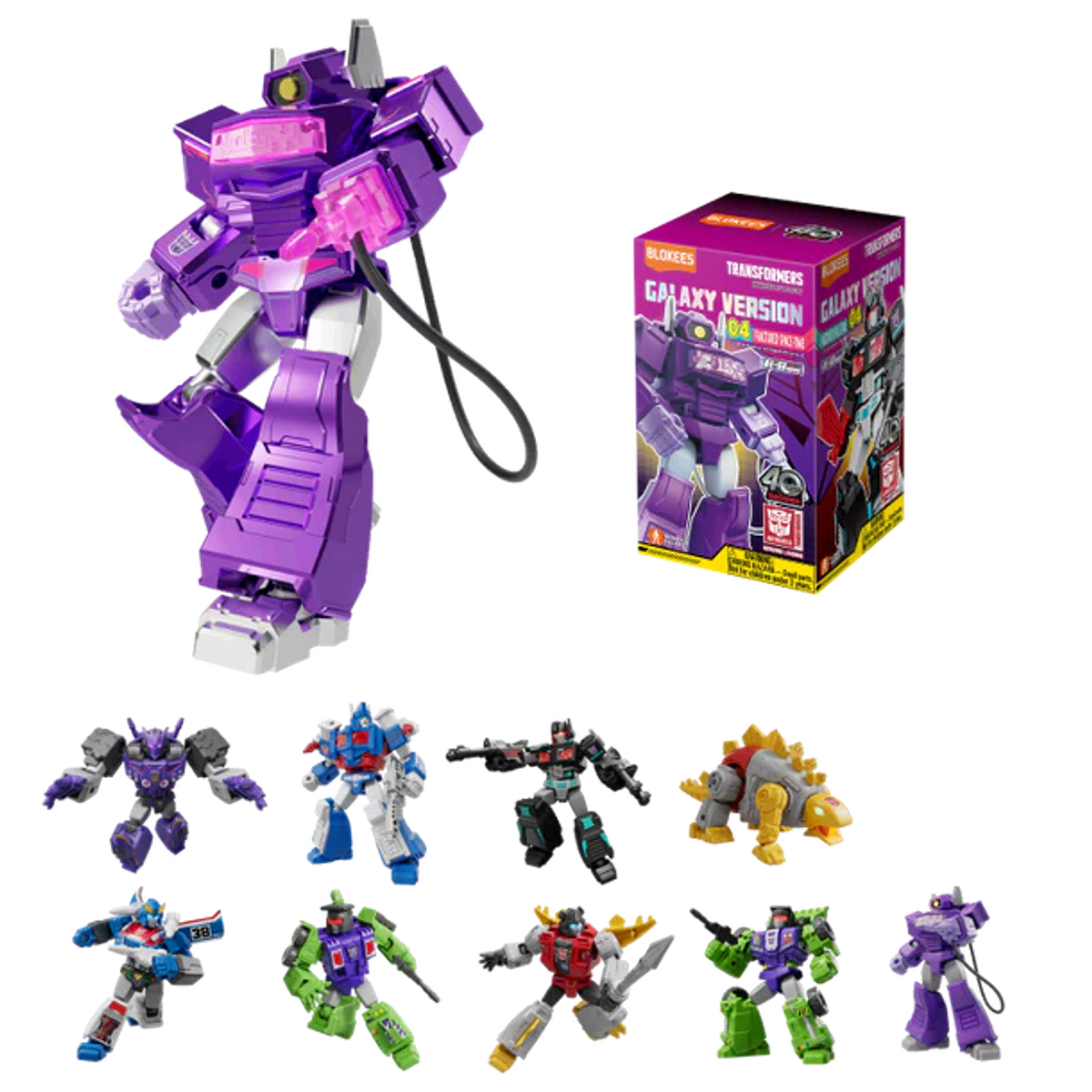 Blokees Transformers Galaxy Version 04 Fractured Space-Time Figura Armable – vista 3