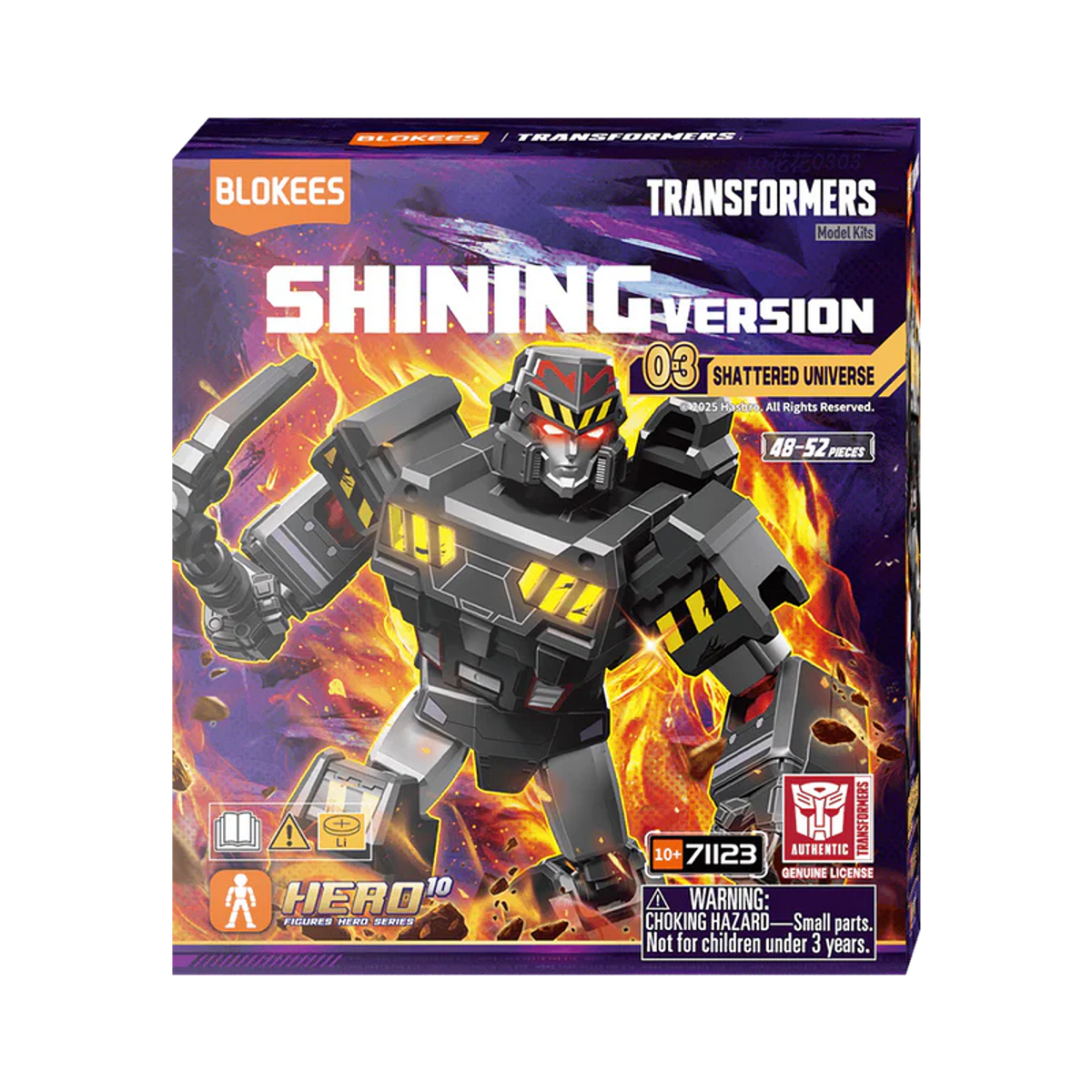 Blokees Transformers Shining Version 03 Shattered Universe Figura Sorpresa – vista 1