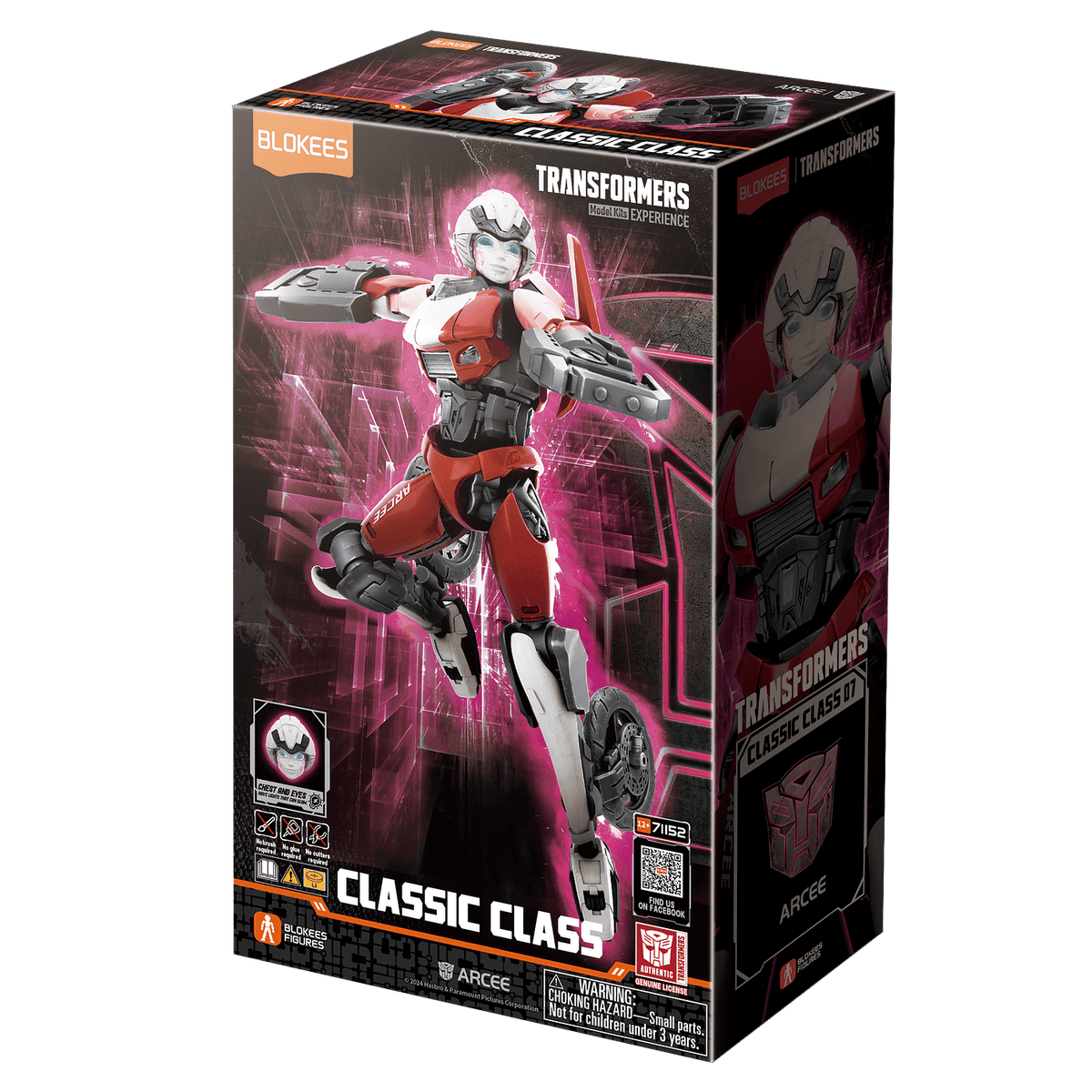 Blokees Transformers Classic Class Arcee Figura Armable de 13 cm – vista 1