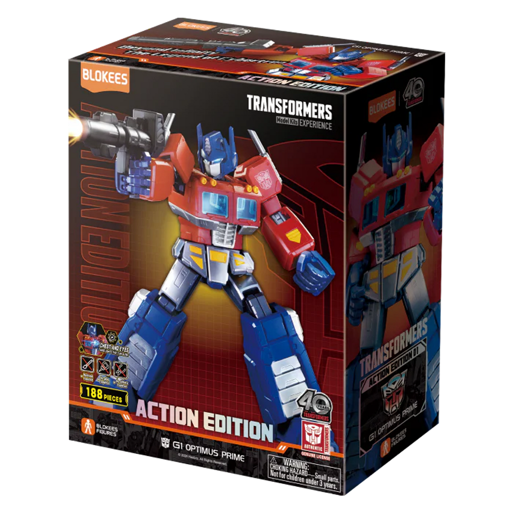 Blokees Transformers Action Edition 01 G1 Optimus Prime Kit de 188 Piezas – vista 1