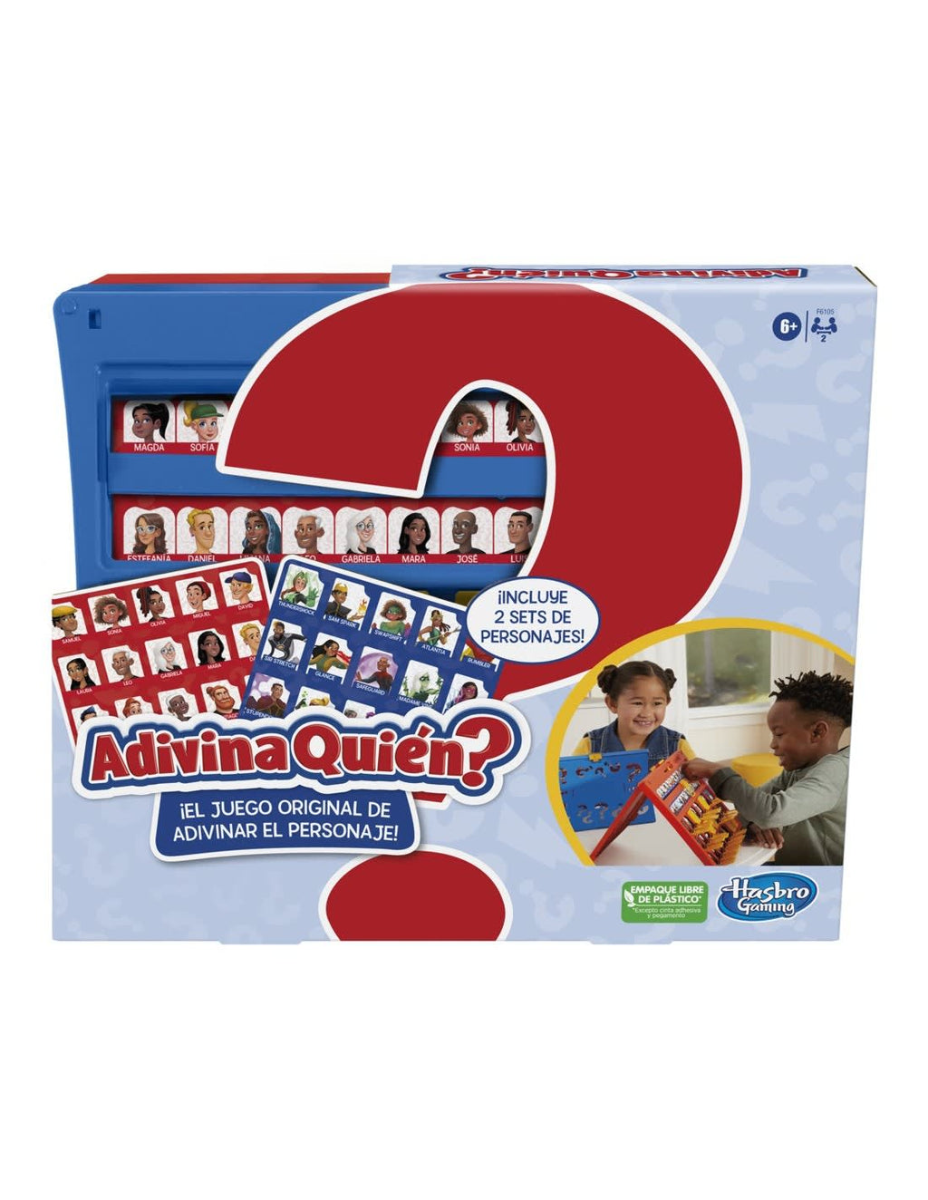 Adivina Quién Juego de Mesa Clásico con Estuche Plegable – vista 1