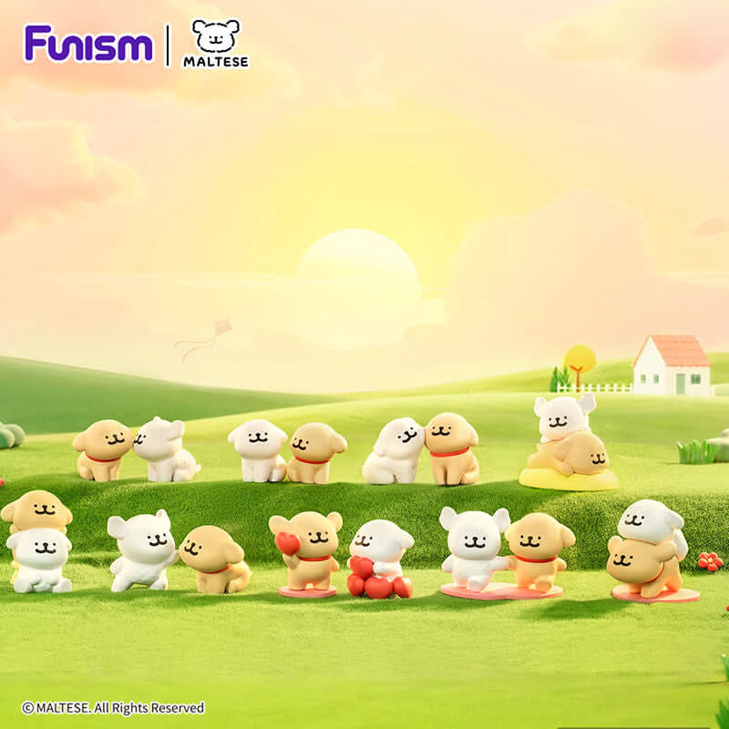 Funism Maltese Happy Snuggling Series Figura Blind Box – vista 2