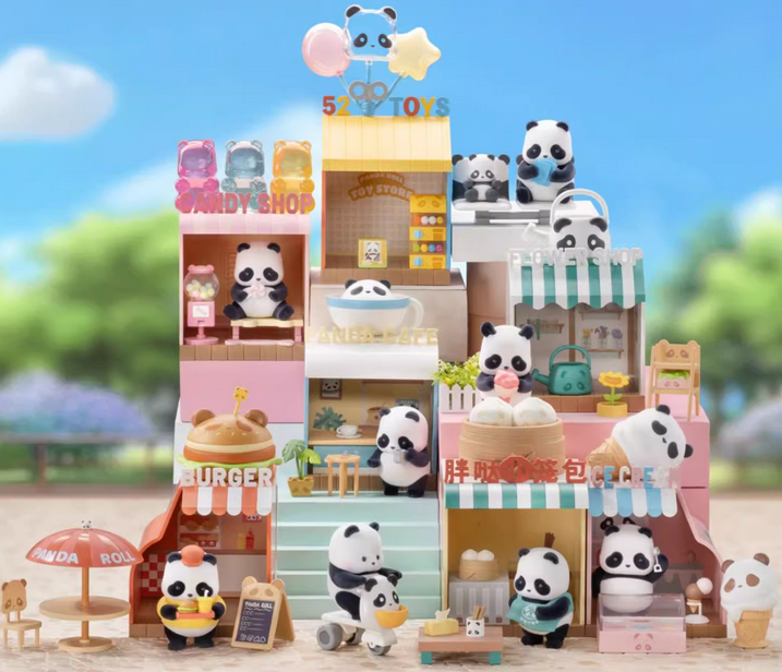 Panda Roll Shopping Street Series Blind Box Figura Sorpresa – vista 1