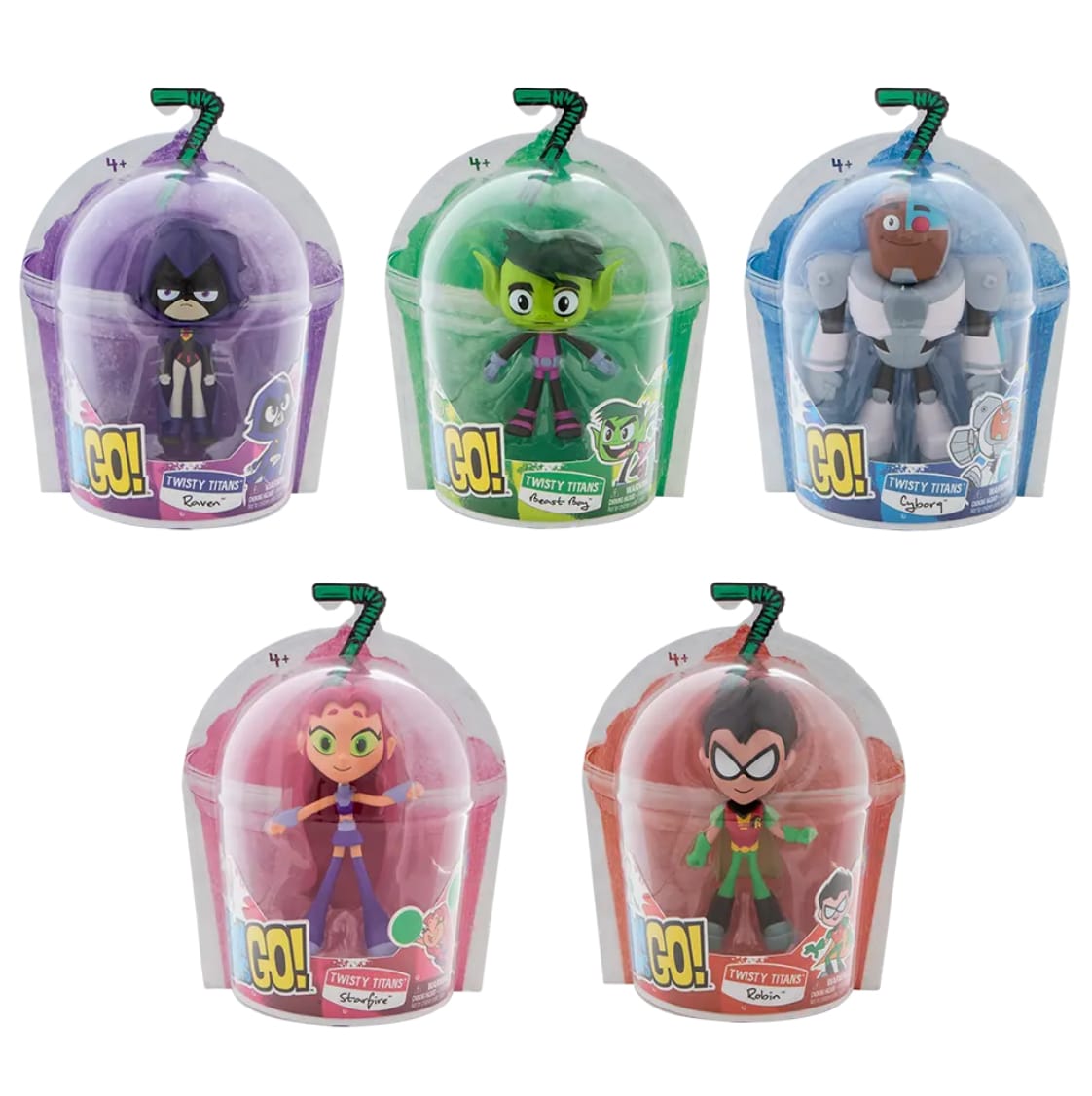 Teen Titans Go! Twisty Titans Figura Flexible Surtido – vista 2
