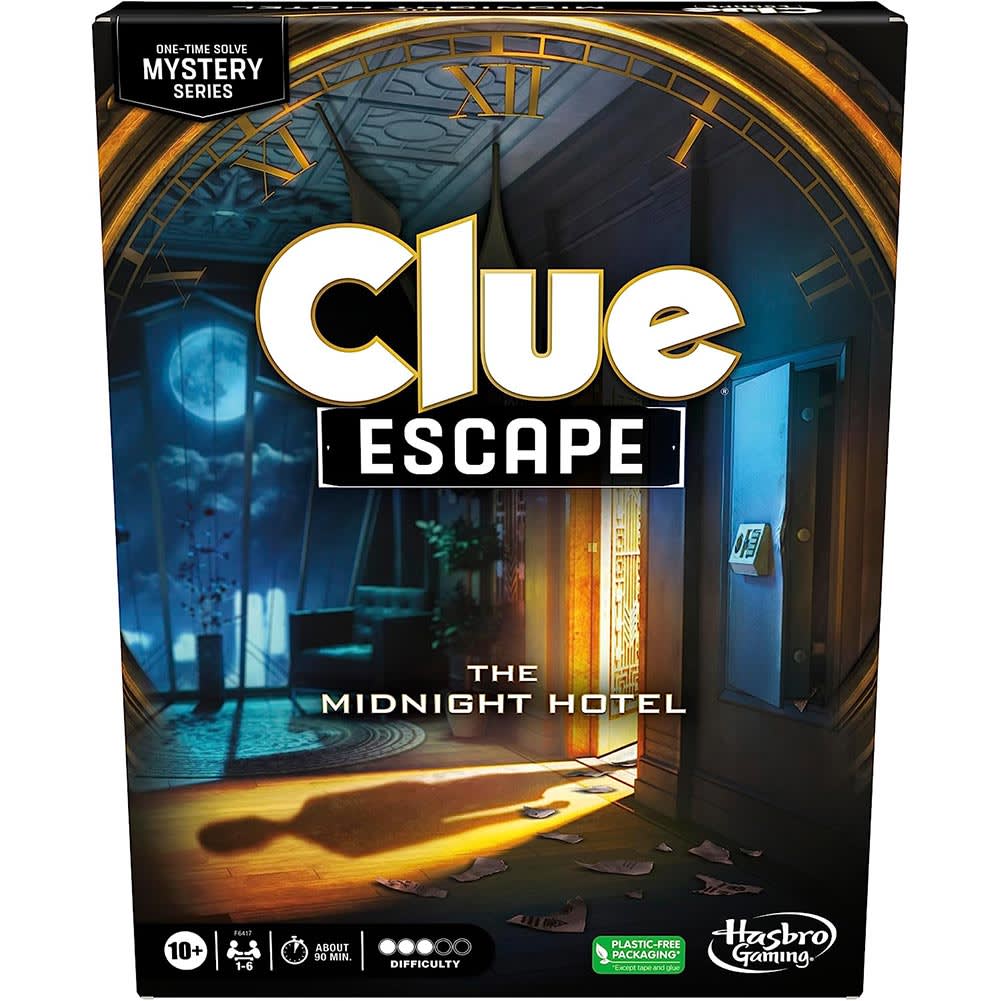 Clue Escape El Hotel de Medianoche Juego de Mesa de Sala de Escape – vista 1