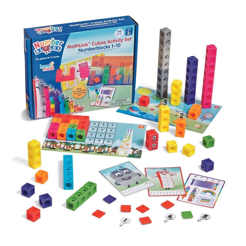Numberblocks Cubos Conectores MathLink del 1 al 10 Set de Actividades – vista 2