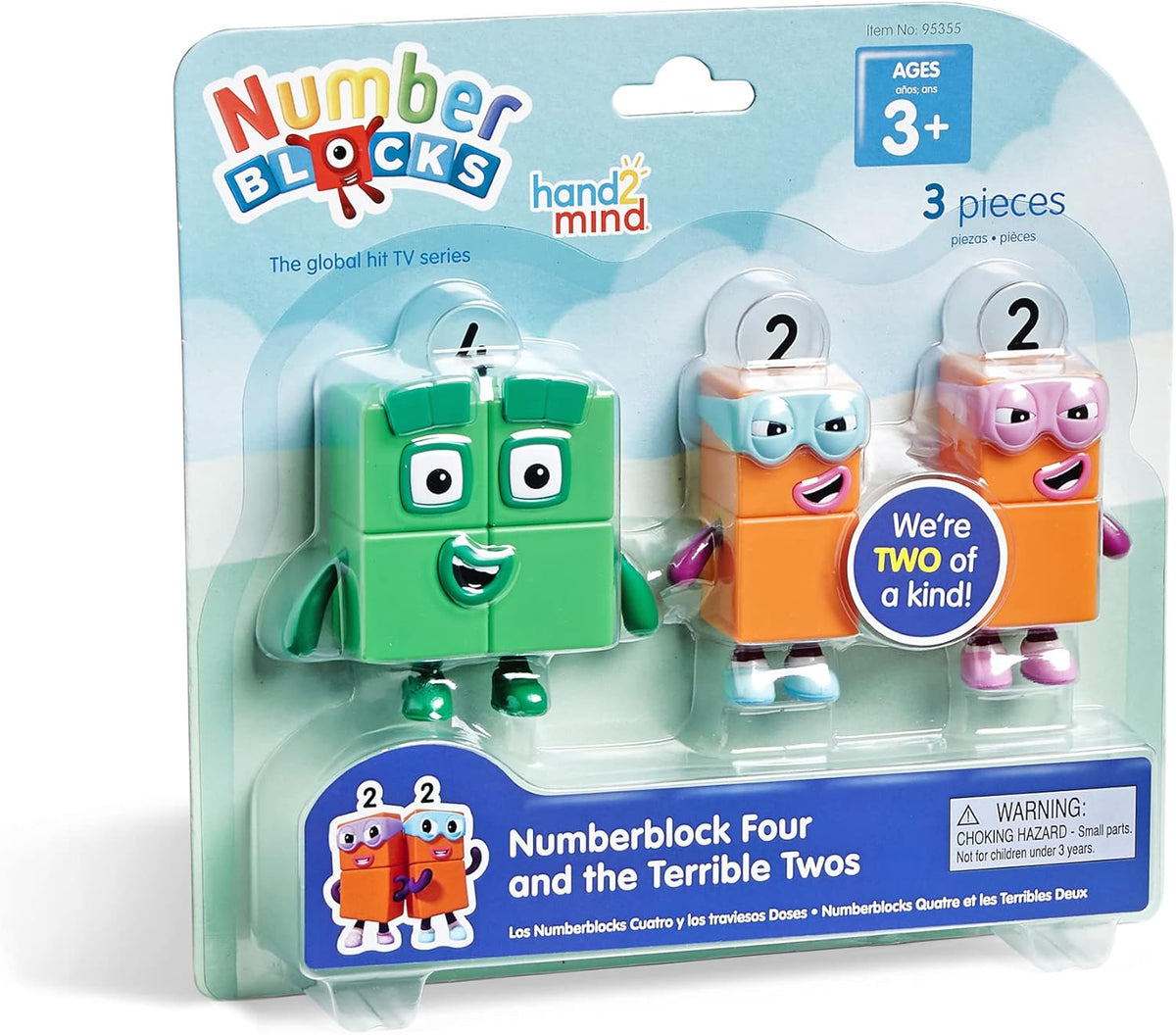 Numberblocks Figuras Cuatro y los Terribles Dos para Jugar y Aprender – vista 1