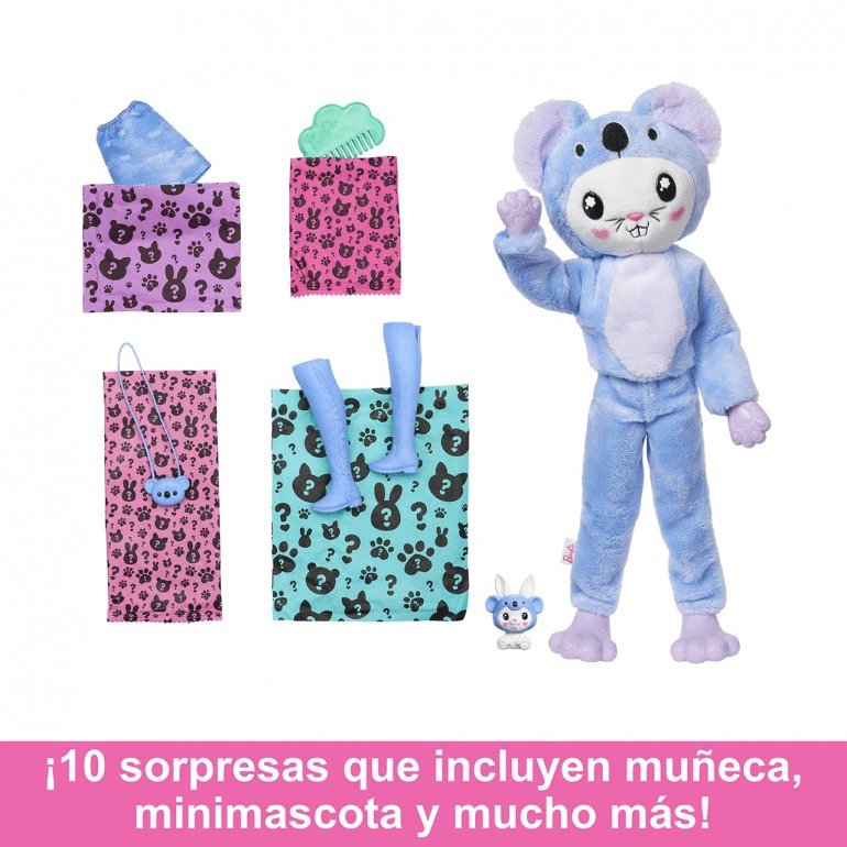 Barbie Cutie Reveal Disfraz de Animal con 10 Sorpresas Surtido – vista 2