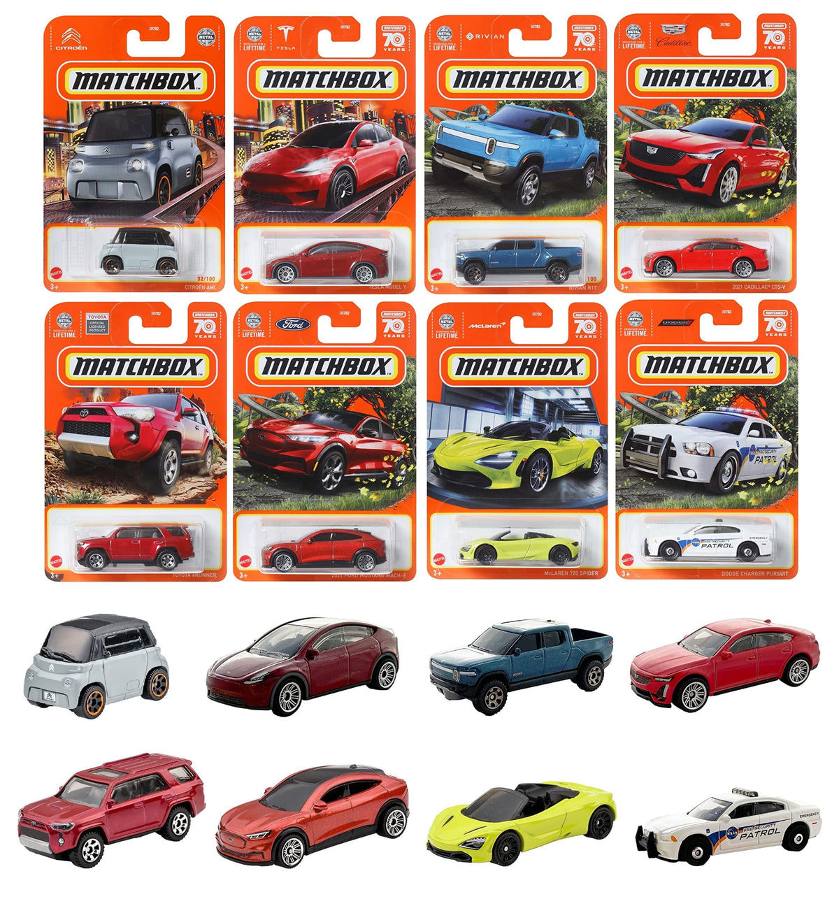 Auto Matchbox básico escala 1:64 en su empaque