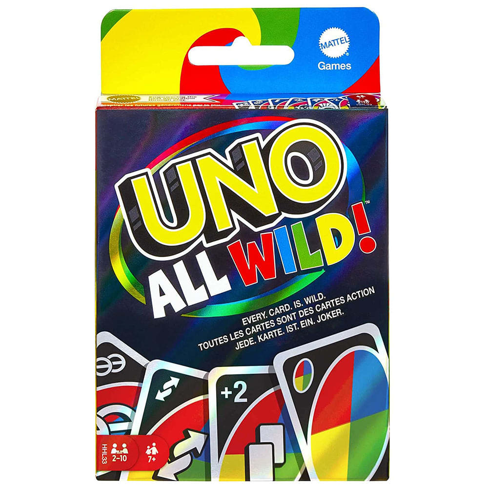 UNO All Wild Juego de Cartas Todas Comodín – vista 1