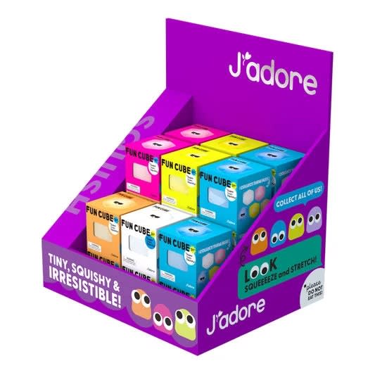 J'adore Fun Cube Squishy Cubo Antiestrés Sensorial – vista 3