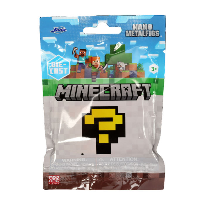 Exhibidor de 24 sobres Minecraft Nano Metalfigs con las figuras de metal de la colección