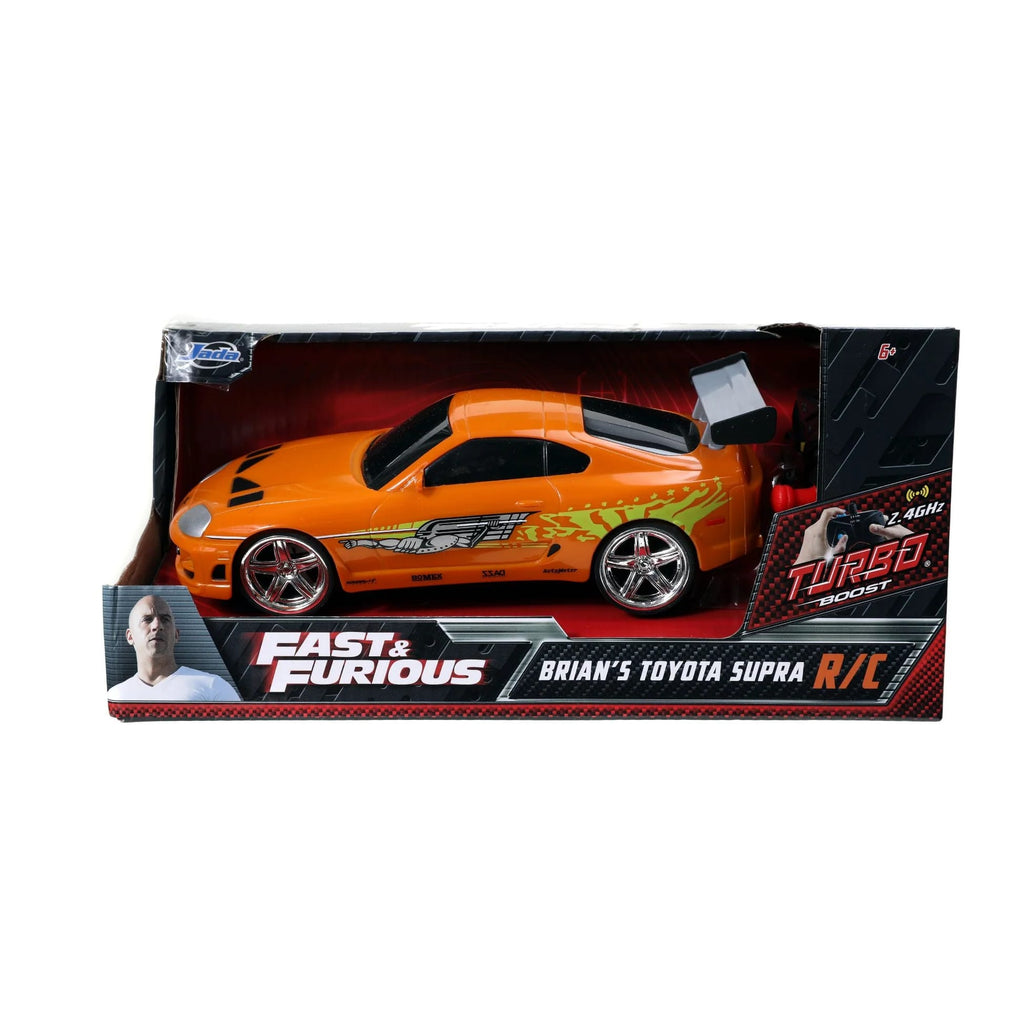 Rápidos y Furiosos Toyota Supra 1995 Naranja a Control Remoto 1:24 – vista 1