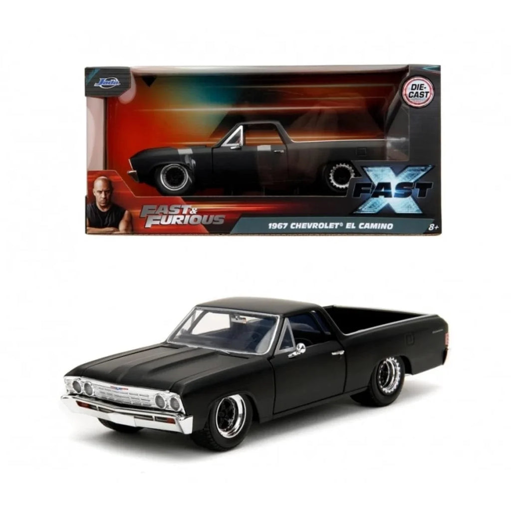 Fast X 1967 Chevrolet El Camino Negro Mate Escala 1:24 – Jada Toys