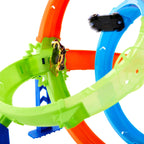 Hot Wheels Pista de Acrobacias Lanza y Choca con Doble Bucle y Auto – vista 2
