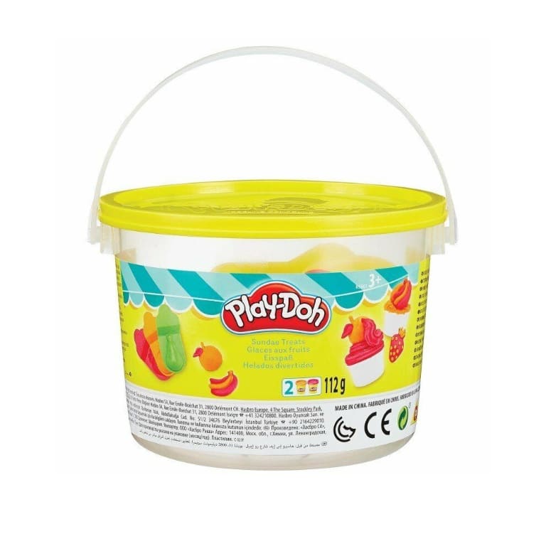 Play-Doh Mini Balde Amarillo con Masas de Colores – vista 2