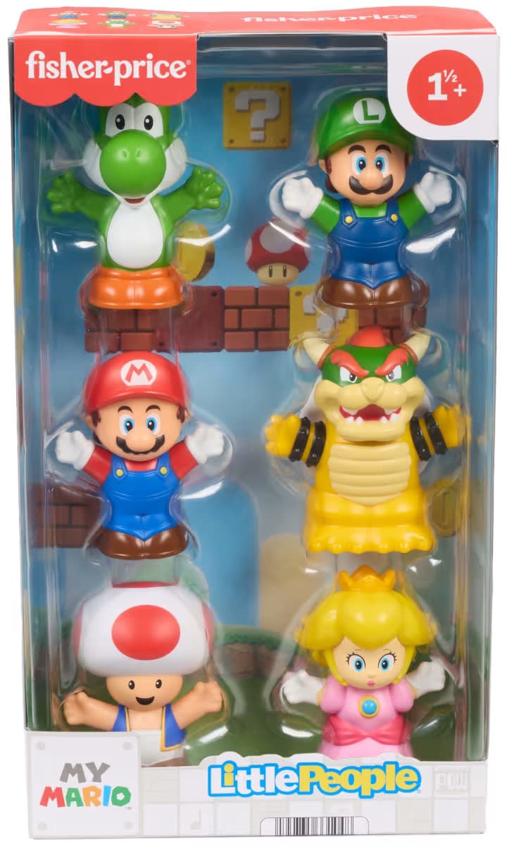Little People Super Mario Paquete de 6 Figuras – vista 3
