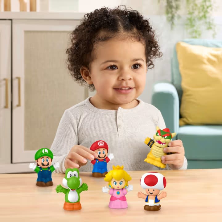 Little People Super Mario Paquete de 6 Figuras – vista 1