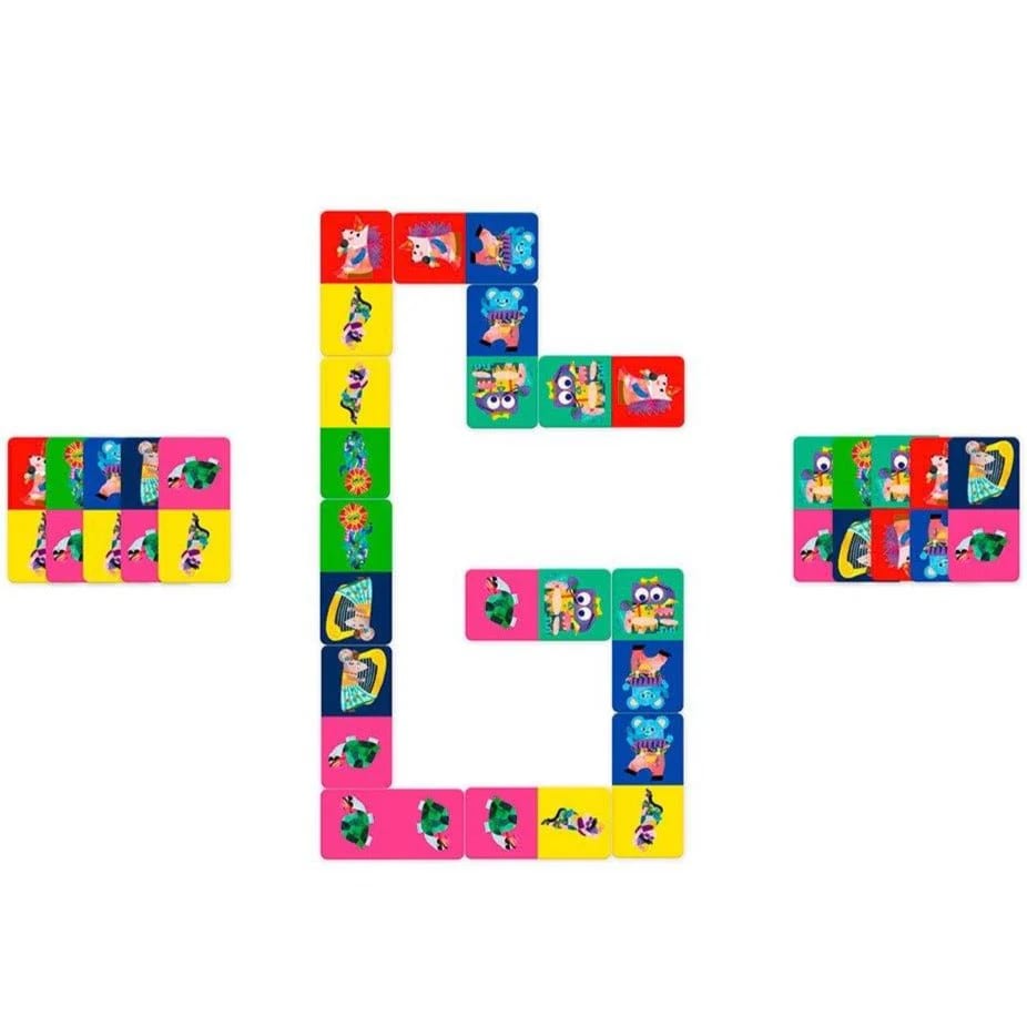 Juego de Viaje Dominó de Animales Explora Kids para la Familia – vista 1
