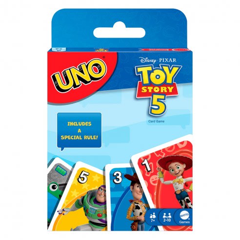 UNO Toy Story 5 Juego de Cartas con Regla Carga Completa – vista 3